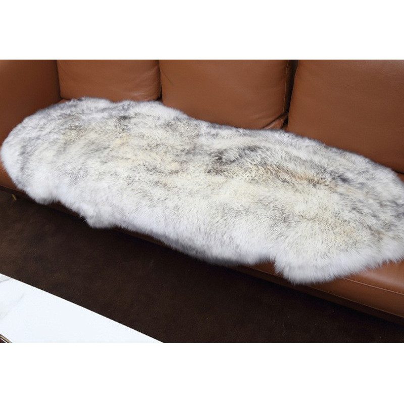 Fur Sofa Cushion Bay Window Mat Living Room Bedroom photo 3