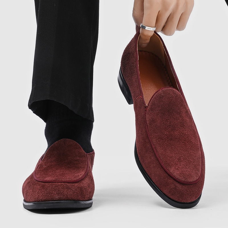 Mens French-style Fashionable Casual Low-cut Dress Shoes photo 3