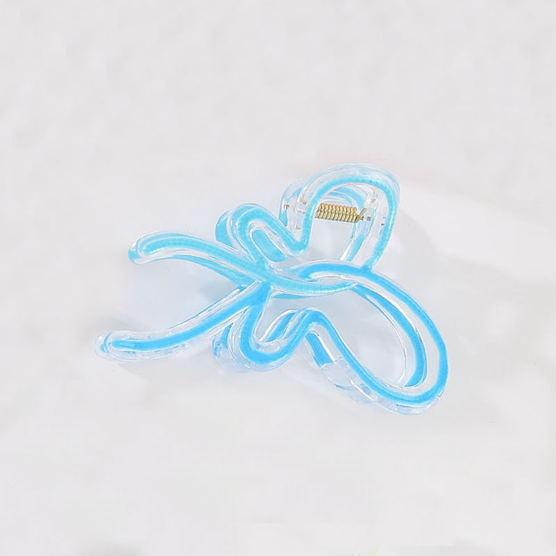 New Arrival Dripping-oil Gradient Bow Hair Clip photo 5