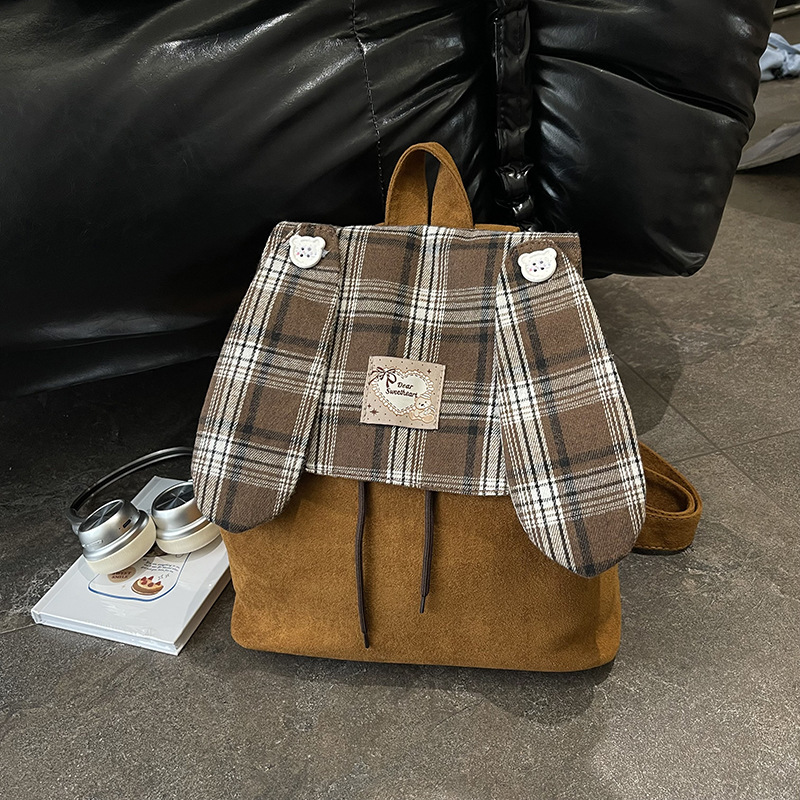 Plaid Shoulder Bag For Women Large Capacity Laid-back Style photo 4