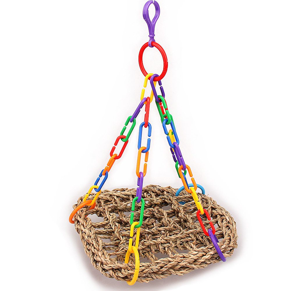 Toy Bird Grass Net Parrot Swing photo 1