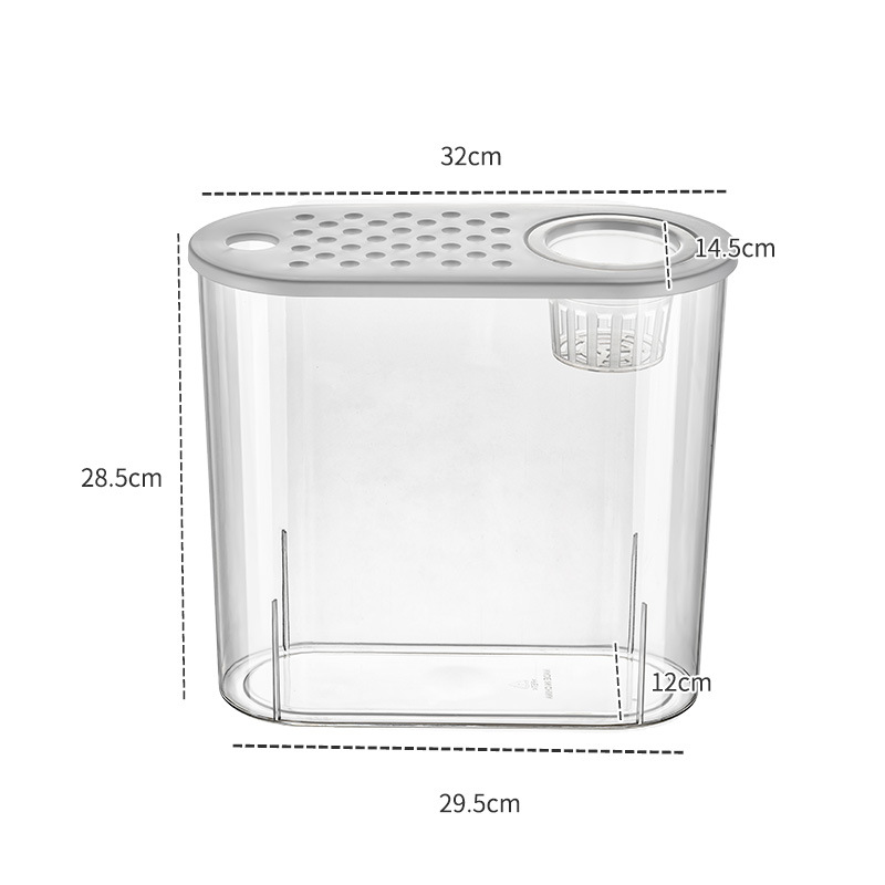 Acrylic Transparent Ecological Incubator Goldfish Tank photo 5