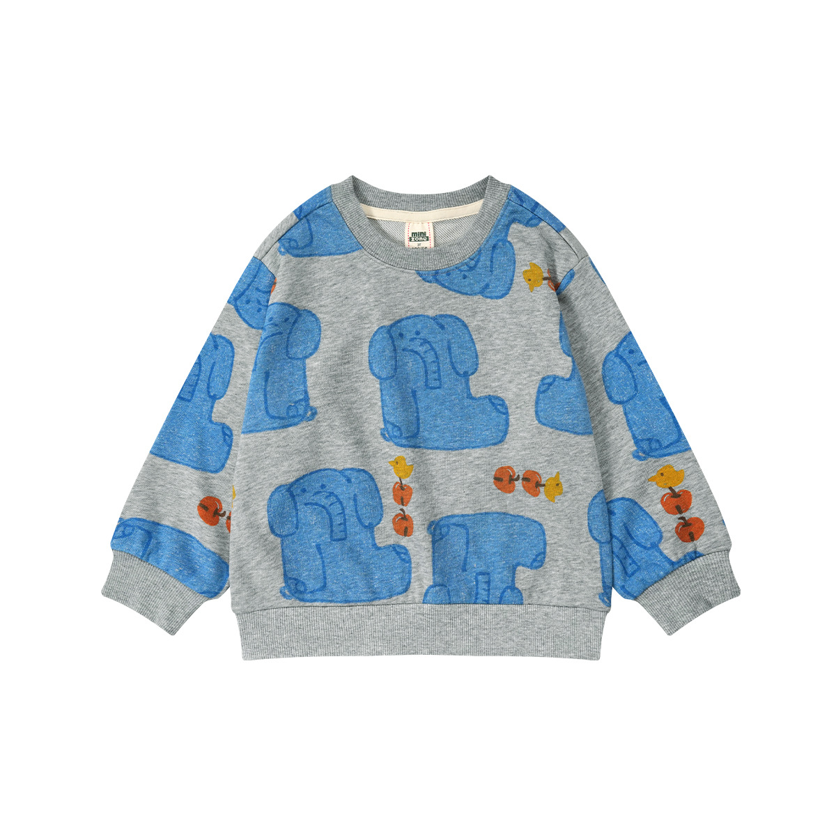 Spring And Autumn Girls Sweatshirt With Ribbed Cuffs photo 2