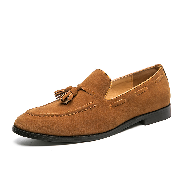 Matte-finish Hairstylist Casual Shoes, British-style Nightclub All-match photo 2