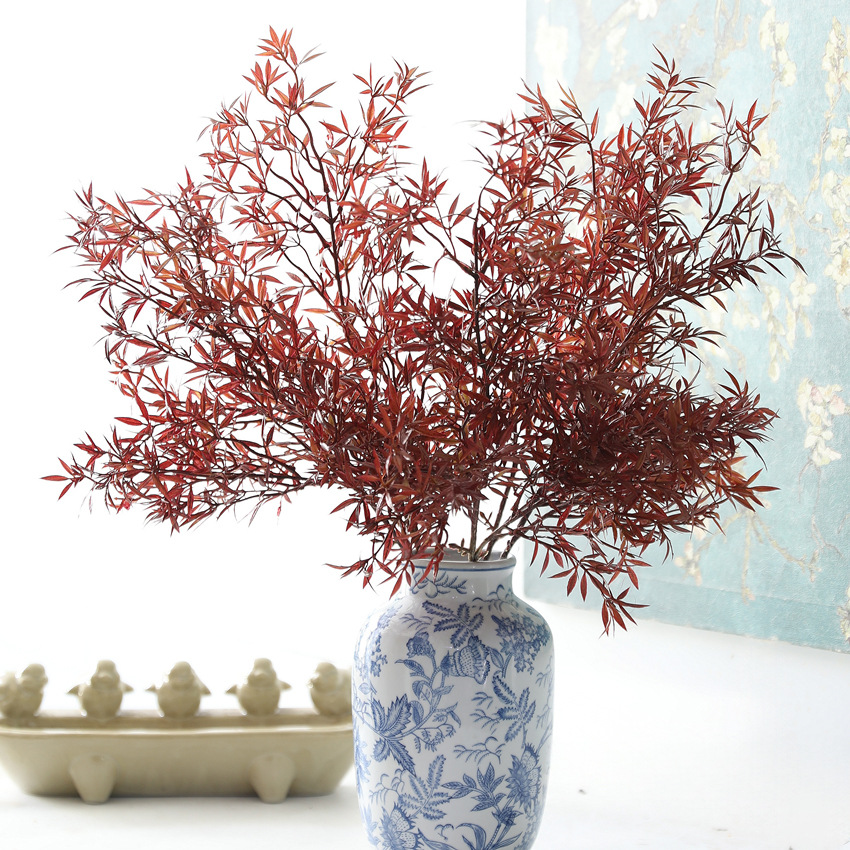 Realistic Artificial Nandina Plastic Home Wedding Decor photo 1