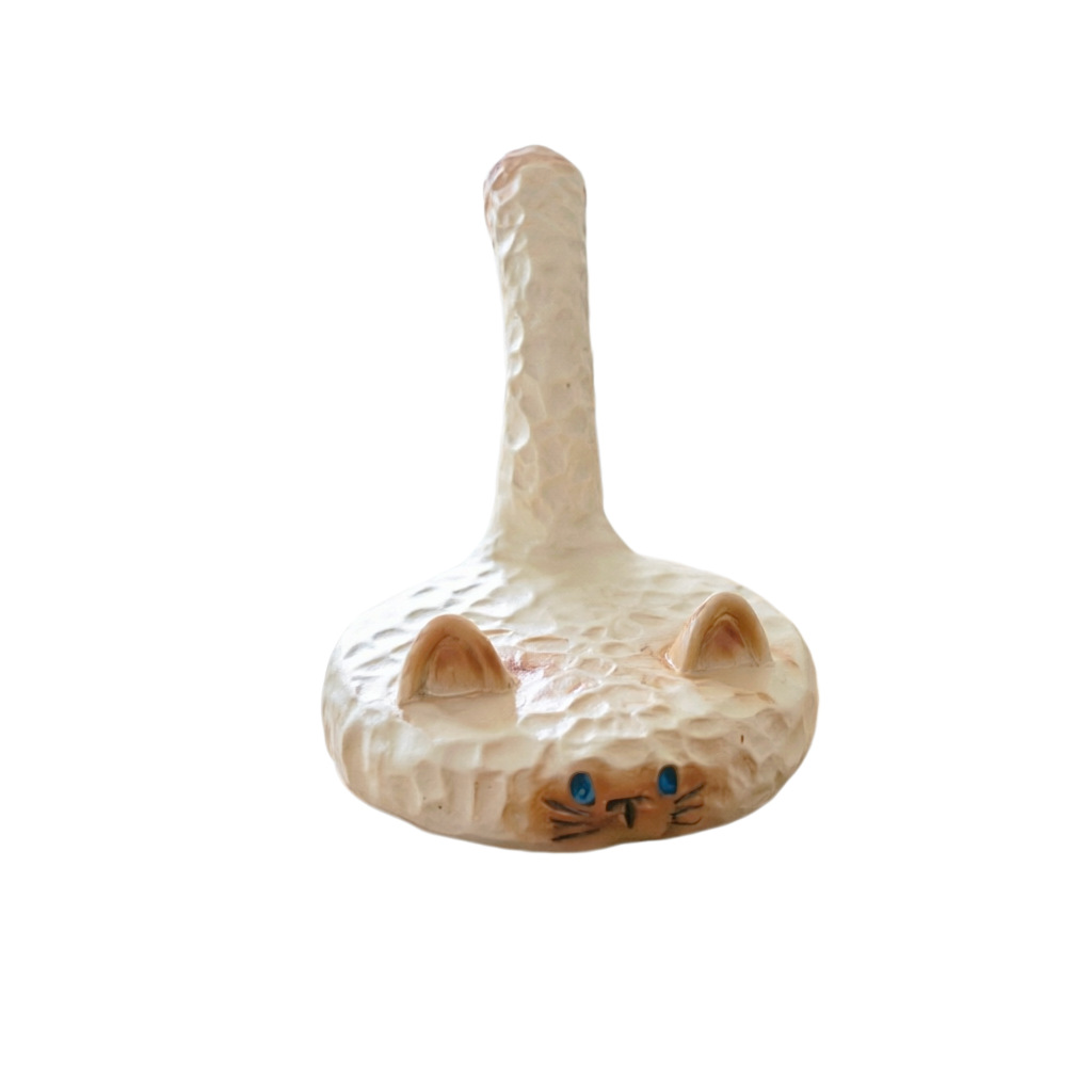Siam Cat Figurine Phone Holder Cream-Style Decorative Item photo 7