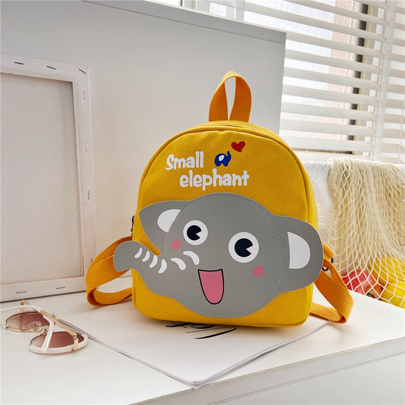 Boys Canvas Backpack Cute Cartoon School Bag photo 5