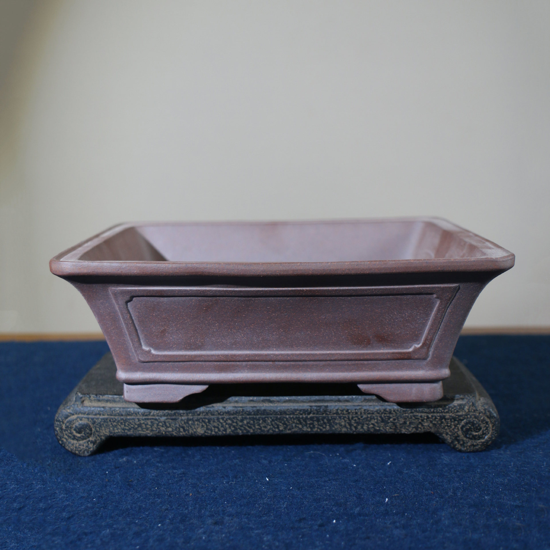 Long Kiln Wood-fired Rectangular Yixing Clay Flower Pot photo 4