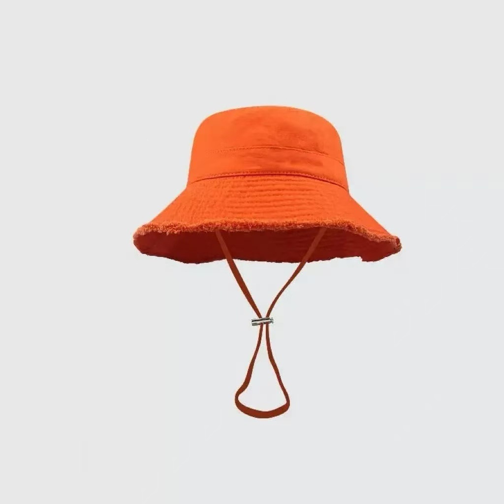 Outdoor No-wash Raw-edged Bucket Hat For Men And Women photo 8