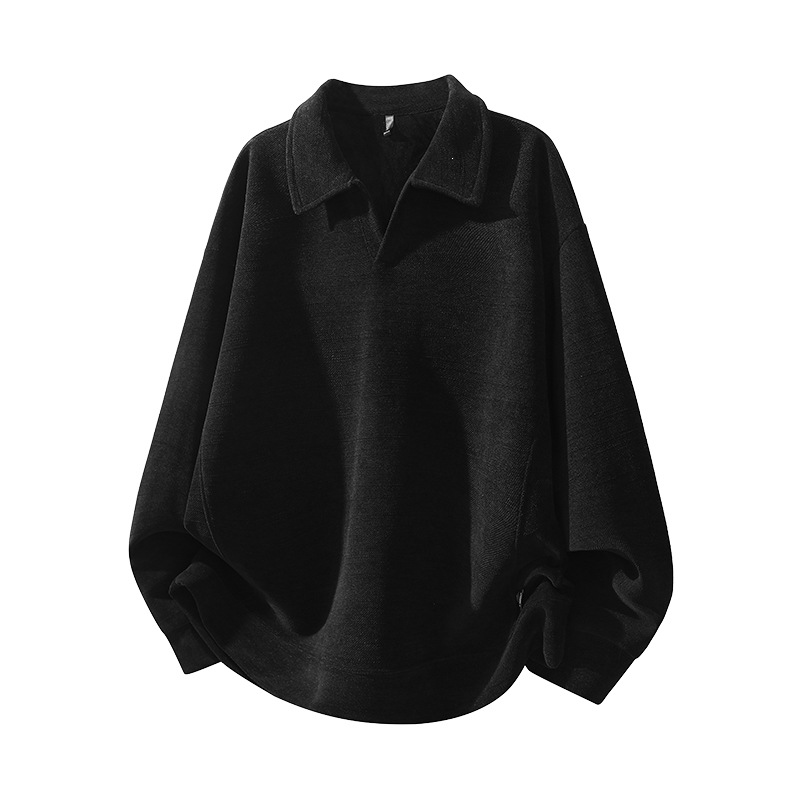 Mens Casual Long-Sleeve Lapel Top For Autumn And Winter photo 8