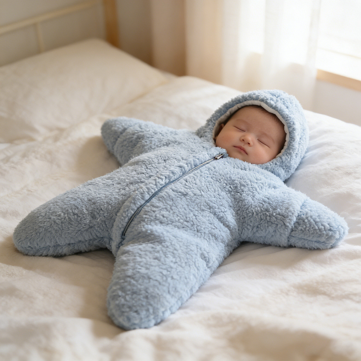 Thickened Baby Swaddle For Fall And Winter photo 4