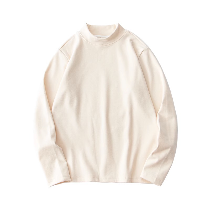 Mens Thermal Base Layer Shirt For Autumn And Winter Fleece-lined Extra-thick And Warm With A High Neck photo 6