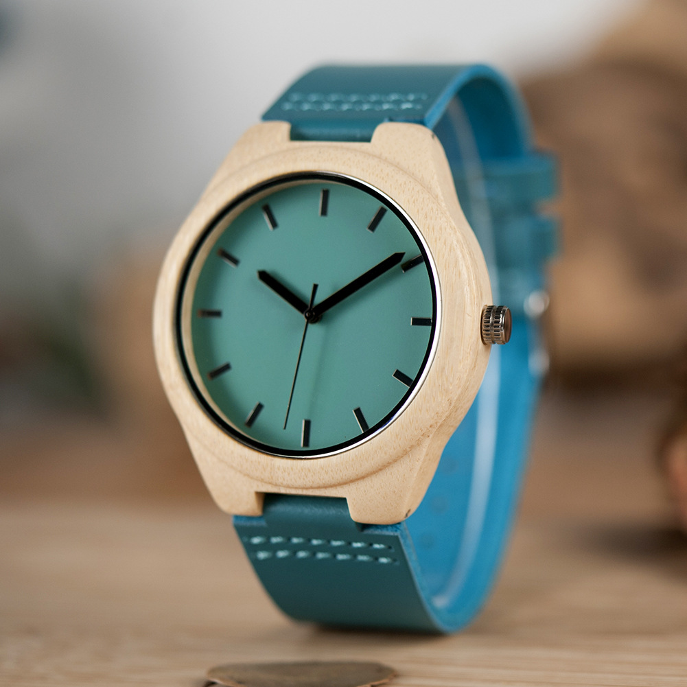 F20 Classic Wooden Analog Quartz Watch photo 2