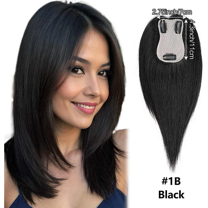 Womens Volumizing High-parting Hair Extension Piece photo 6