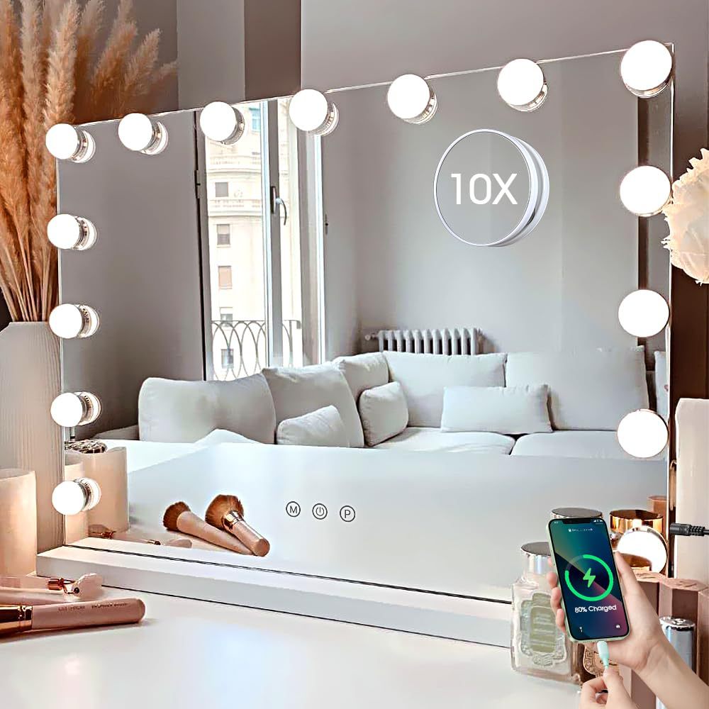 Smart Makeup Mirror Desktop With Bulb Fill Light Dressing photo 2