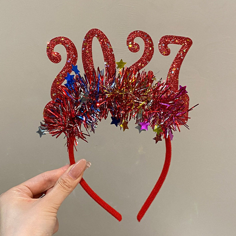 New Digital Christmas And New Years Eve Party Headband photo 2