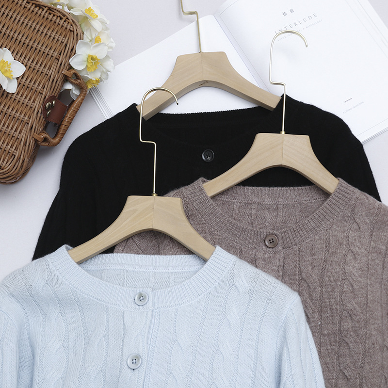 Women's Elegant Long-sleeve Top Made Of Pure Wool photo 5