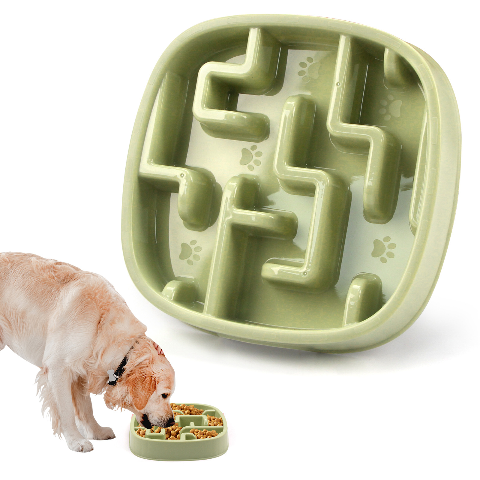 Tip-proof Slow-feeding Dog Bowl photo 6