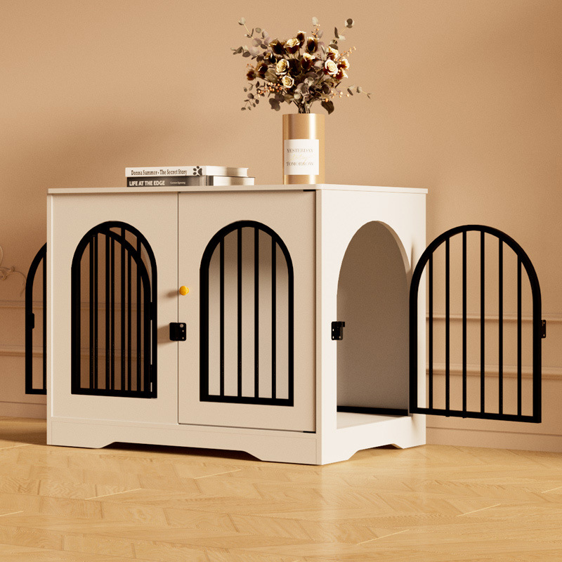 Dog Cage Small To Medium-sized Furniture-style Side photo 1