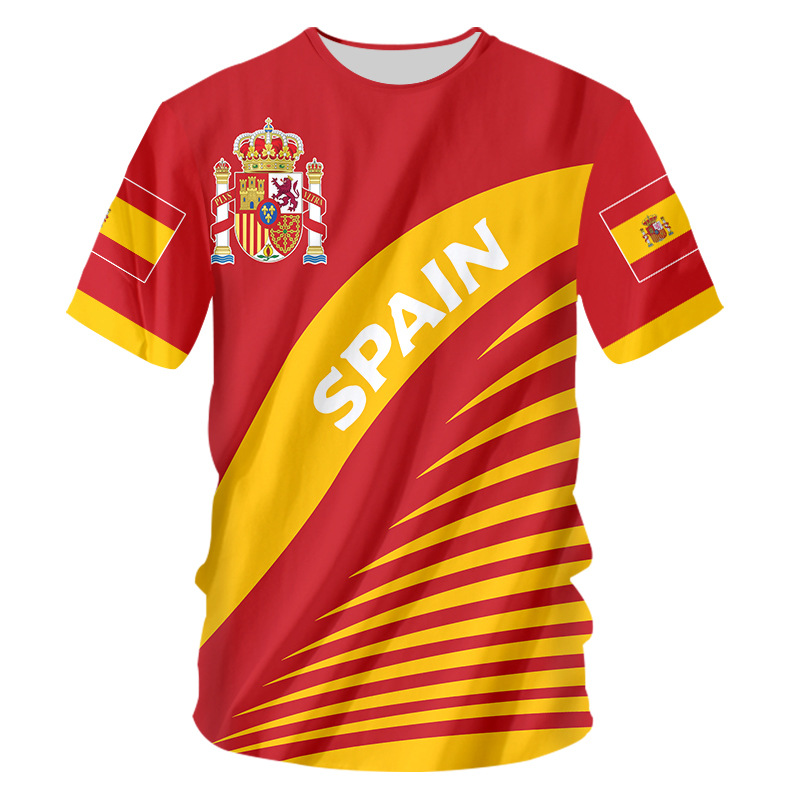 Digital Printing Couple Sports T-shirt American Football Short Sleeve photo 1