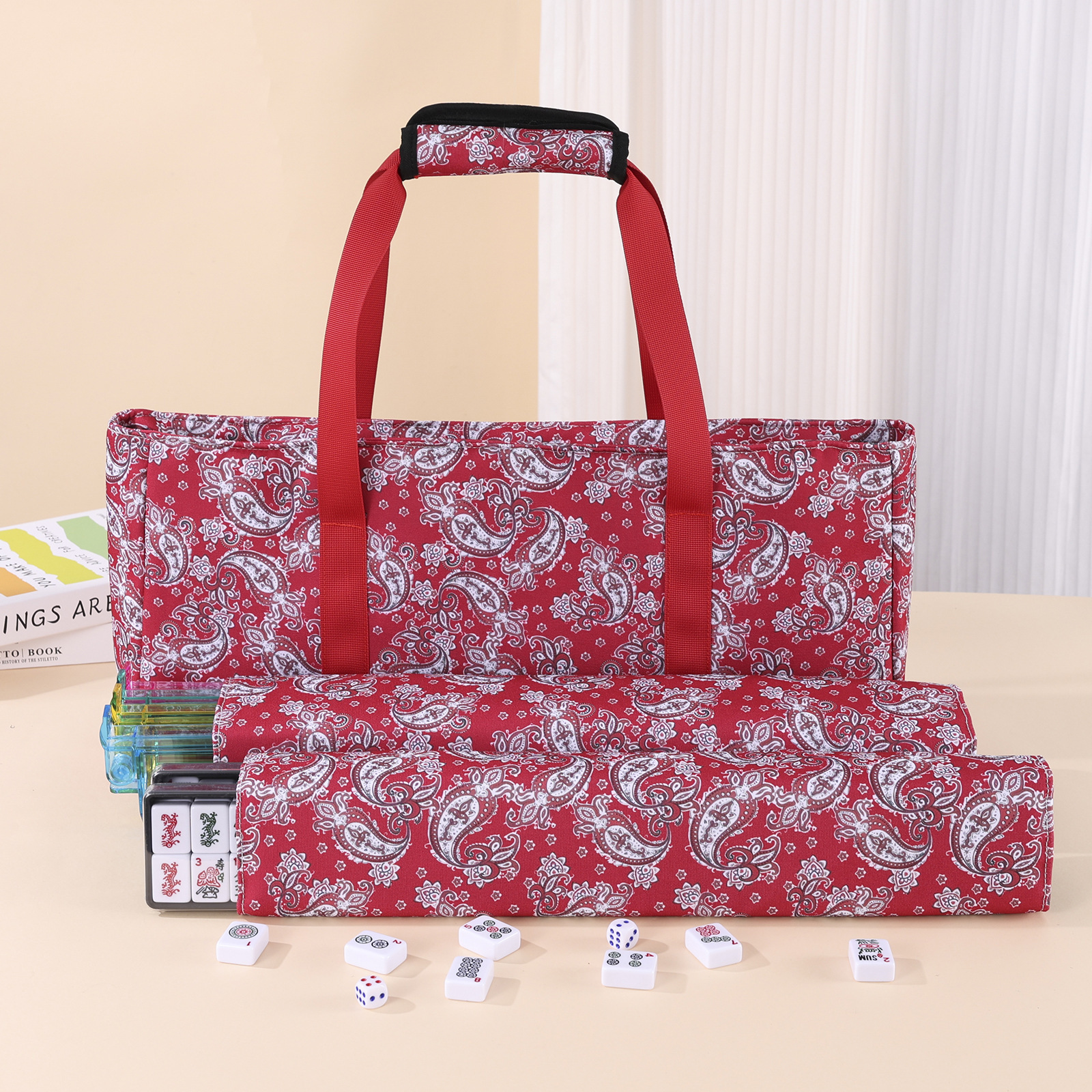 Large-Capacity Mahjong Storage Bag For Travel And Outings photo 6