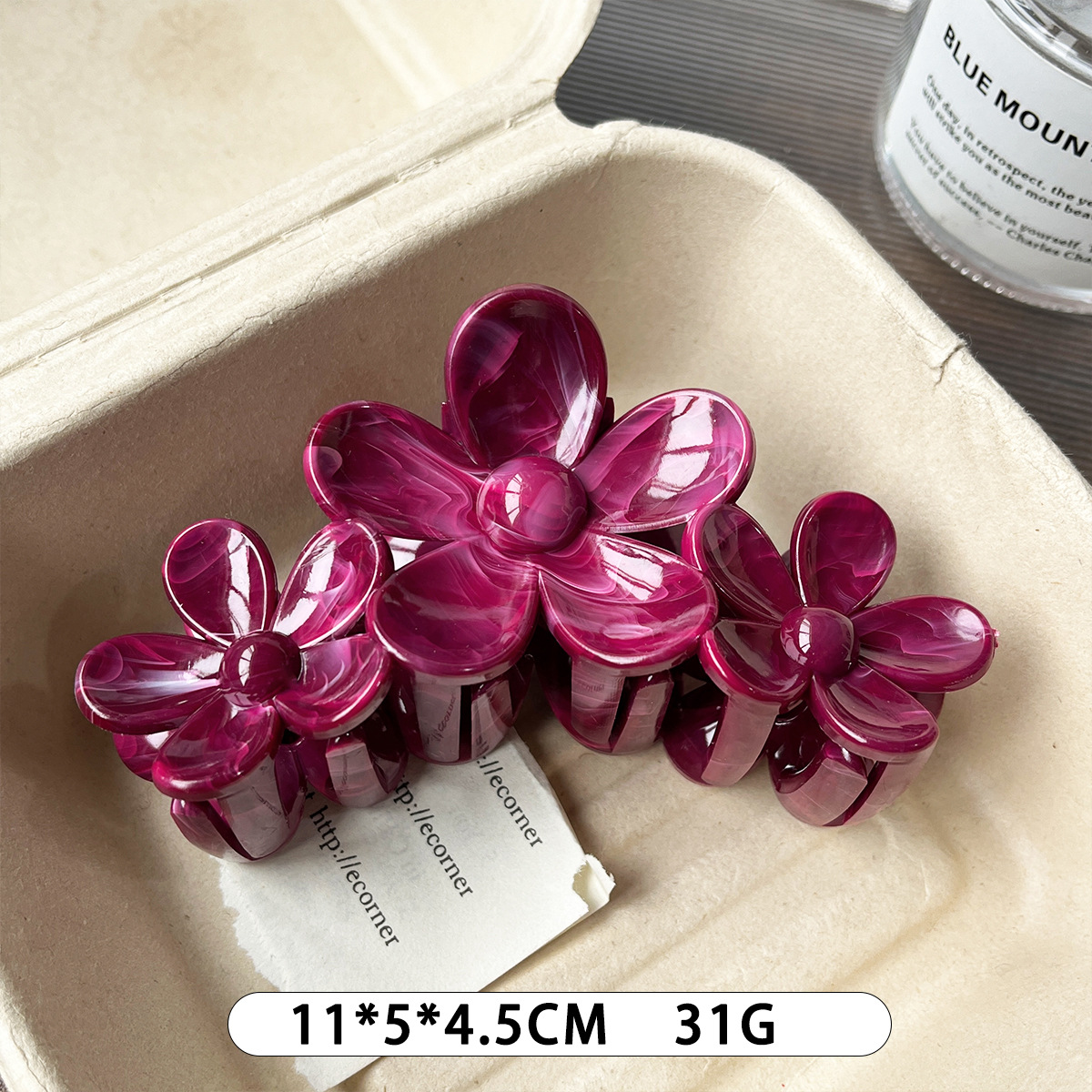 Large Floral Korean-style Hair Clip photo 3