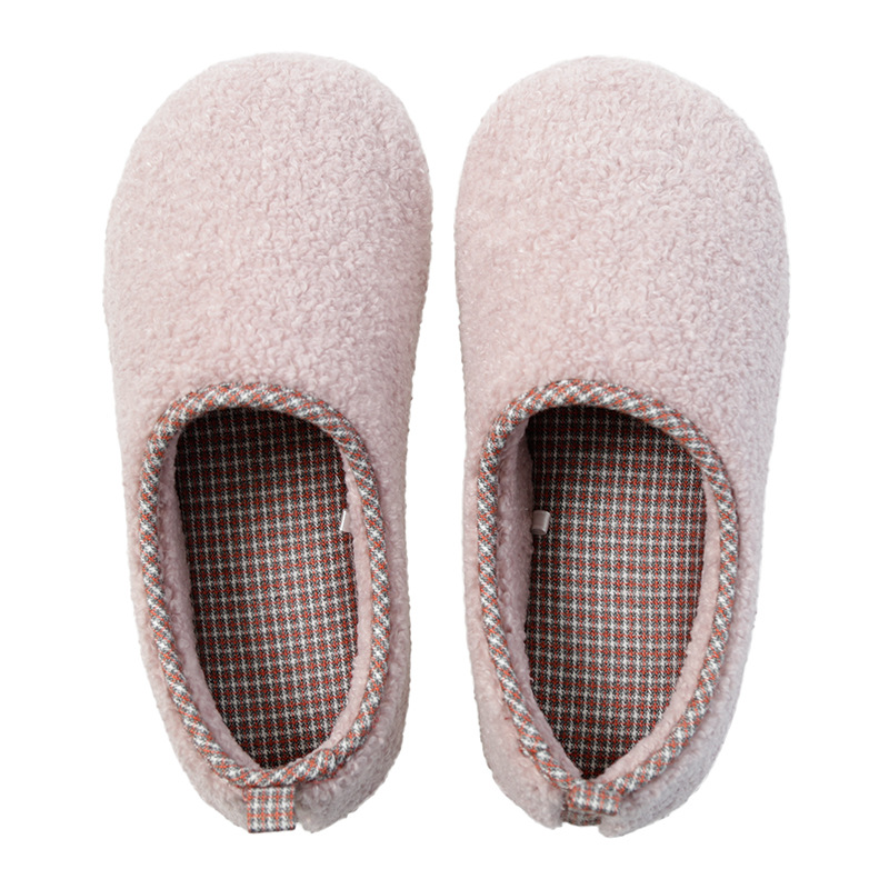 Japanese-style Plain-colored Winter Indoor Slippers photo 8