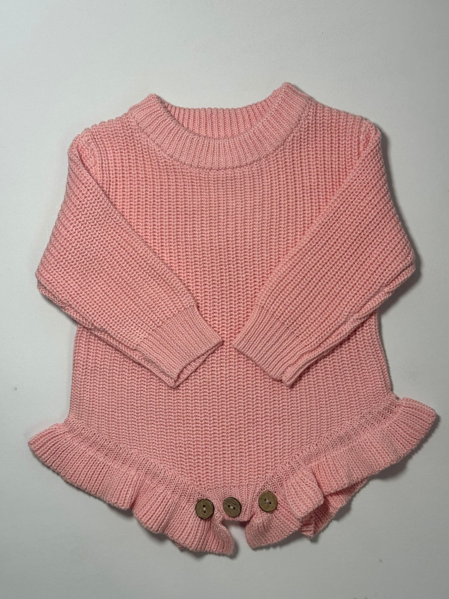 Pure Cotton Embroidery Newborn Long-sleeved Jumpsuit photo 5