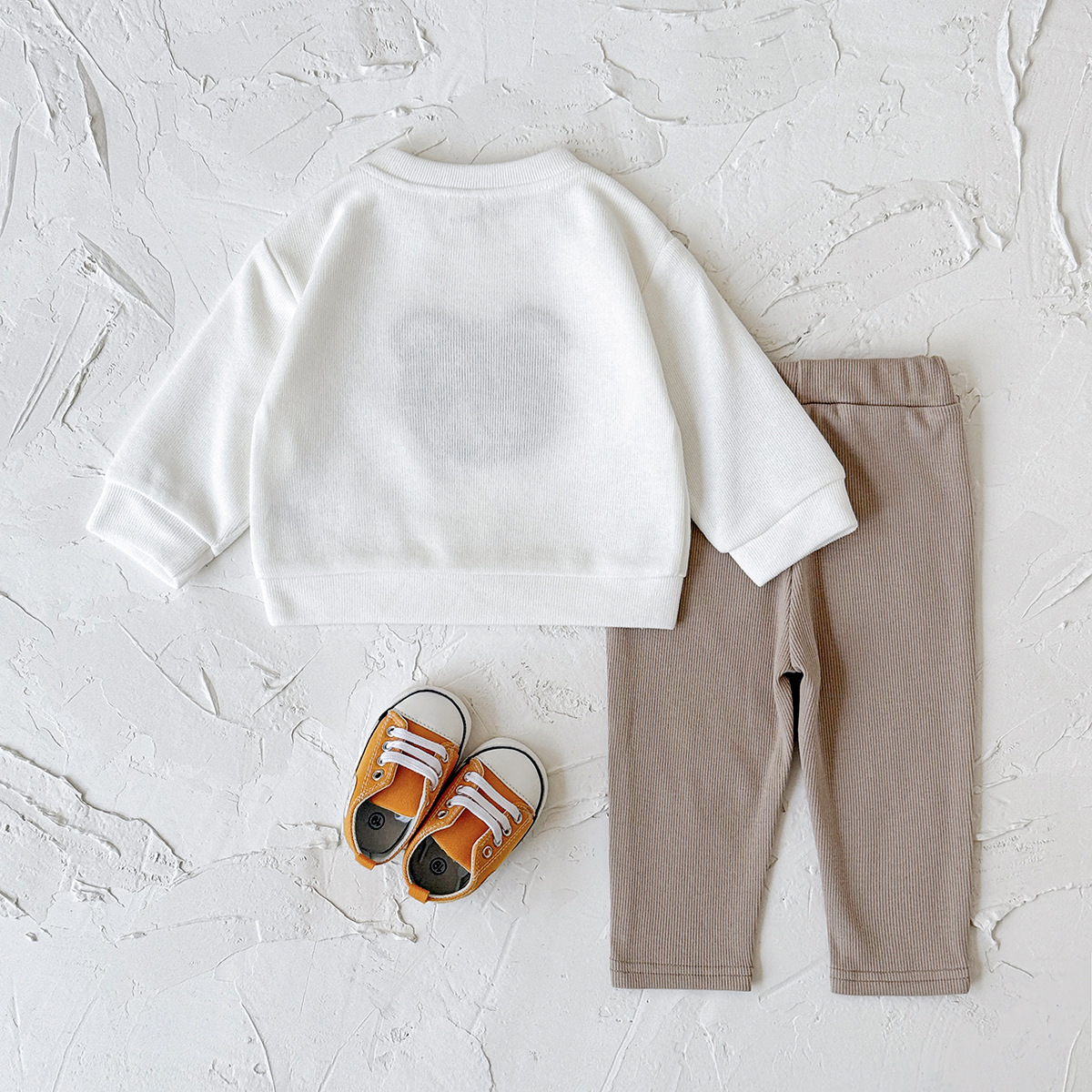 INS Unisex Baby Bear Print Long-sleeve Hoodie And Sweatpants Set For Springautumn photo 3