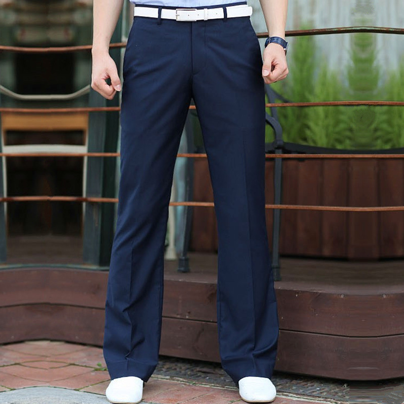 Men's Straight-leg Wide-leg Dress Pants photo 7