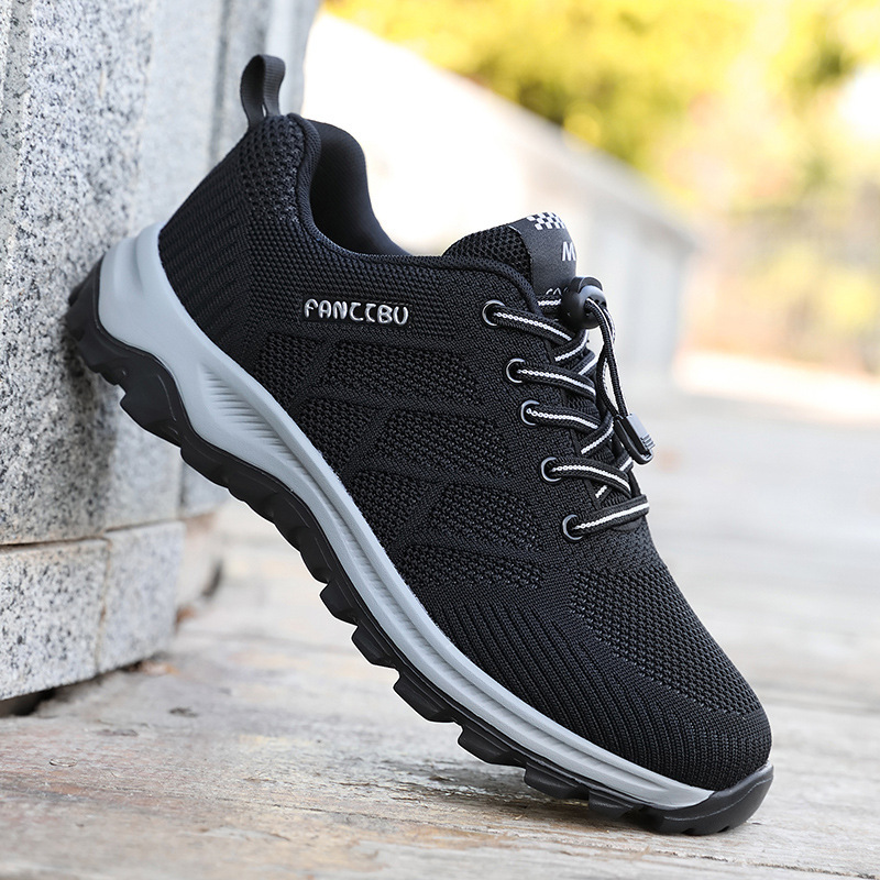 Men's And Women's Wear-resistant Widened Walking Soft Sole Shoes photo 5