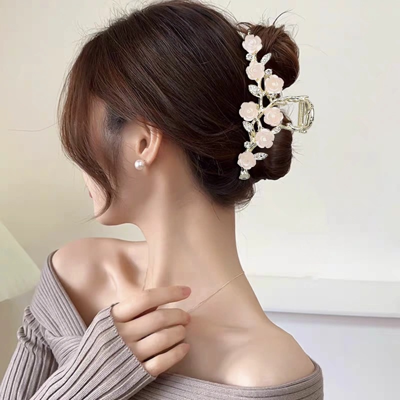 Leaf Hair Clip With Tassel Womens Hairpin photo 6