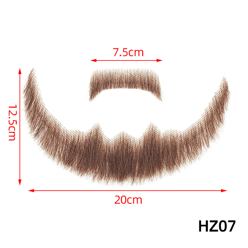 Invisible Seamless Film And TV Disguise Makeup Fake Beard photo 8