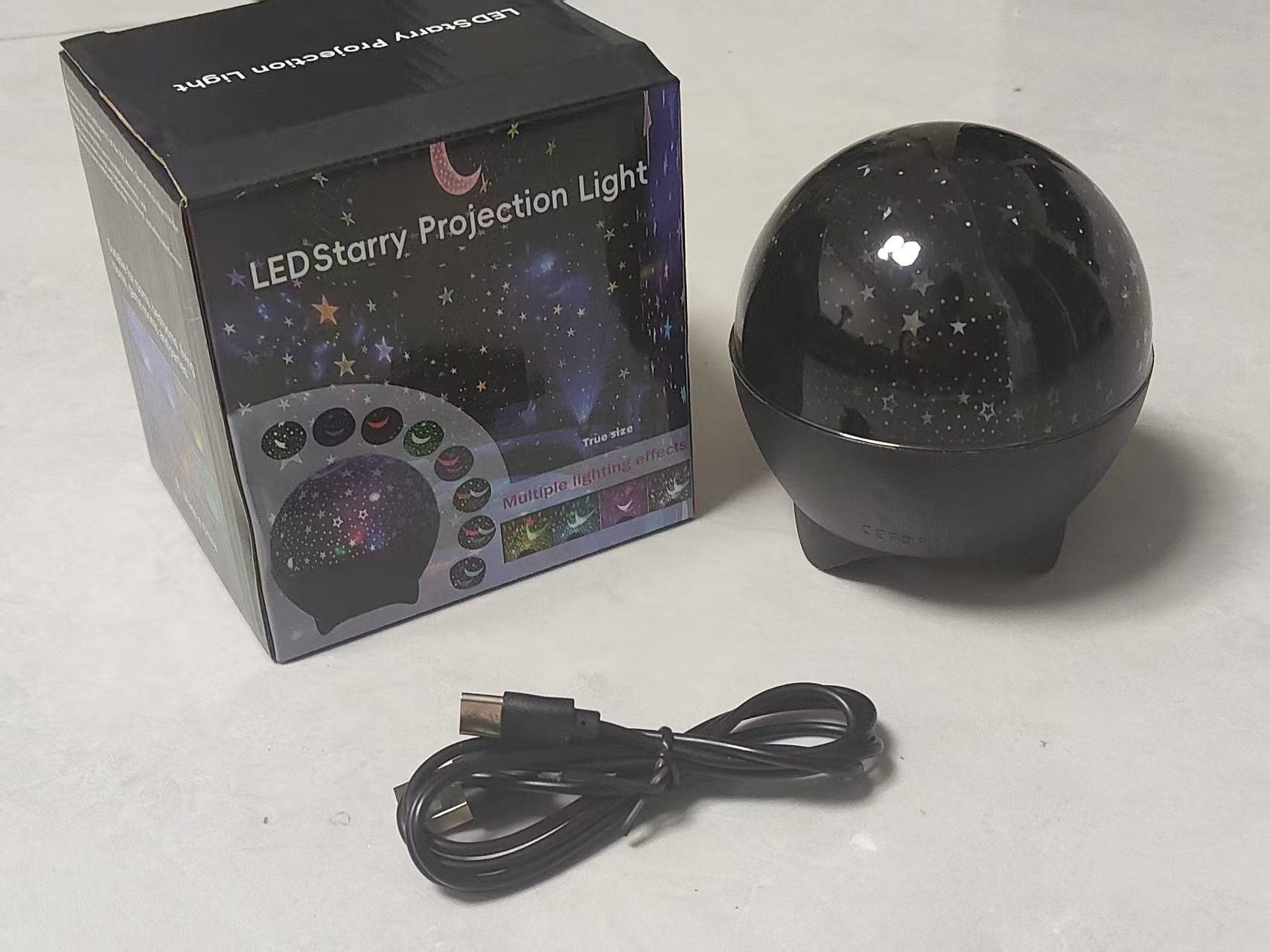 Creative Dreamy Childrens Starry Moon Multicolor Starry Sky Projection Lamp photo 2