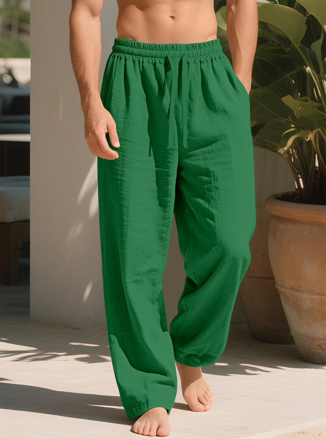 Loose Straight Casual Plus Size Breathable Quick-drying Trousers photo 4