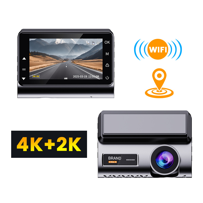 3-inch 4K 2K Front-and-rear Dual-camera HD Dash Cam photo 2