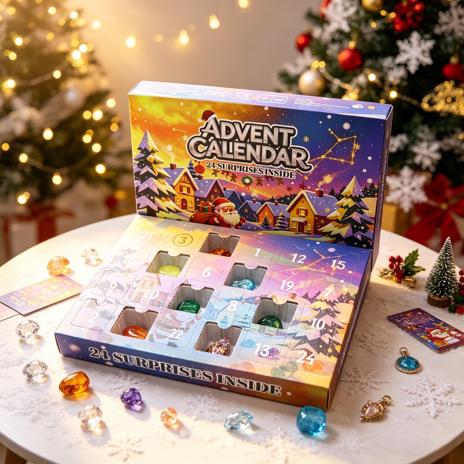 Christmas Advent Calendar Gem Blind Box photo 1