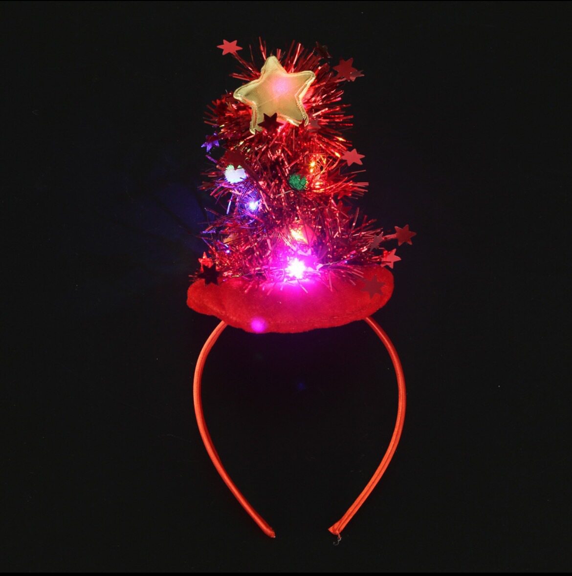 Christmas Tree Headband Cute Holiday Headdress For Girls photo 5