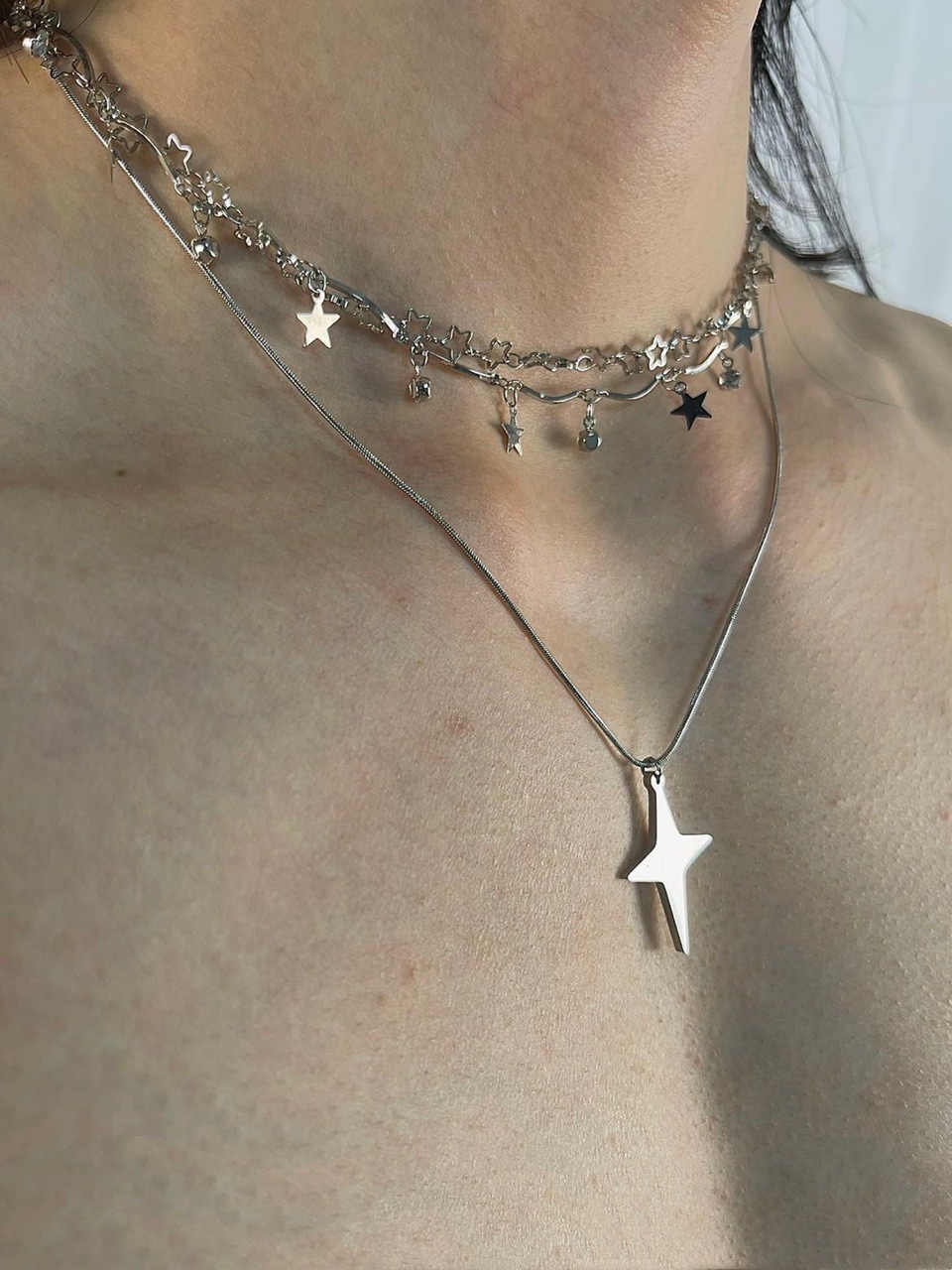Cross Titanium Steel Necklace For Men And Women photo 2