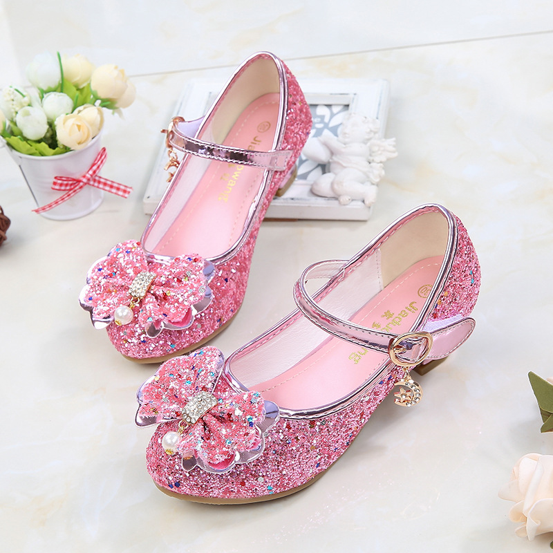 Girls' High-heeled Princess Shoes New Springautumn Collection photo 1