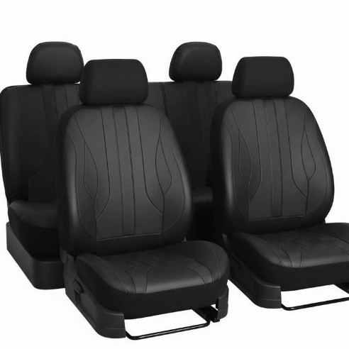 All-Leather Universal Diamond-Quilted Car Seat Covers photo 2