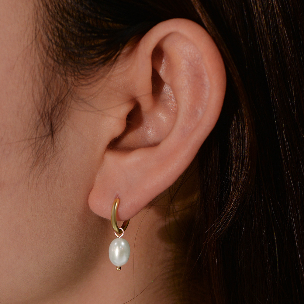French-style Light-luxury Vintage Freshwater Pearl Earrings photo 1