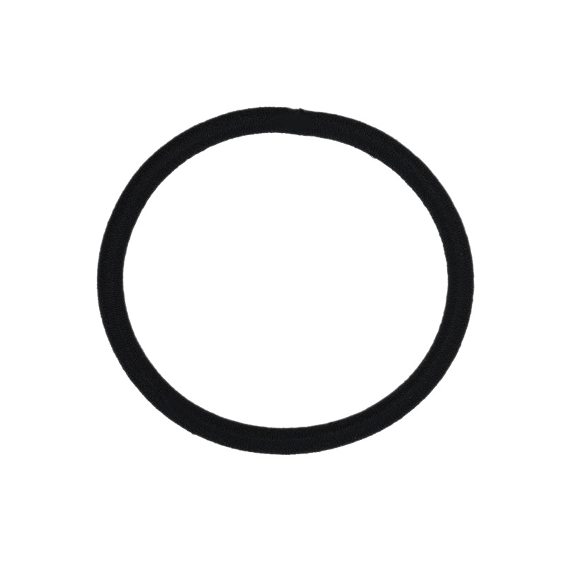 Black High-elasticity Thickened Hair-friendly Simple Hair Tie photo 2