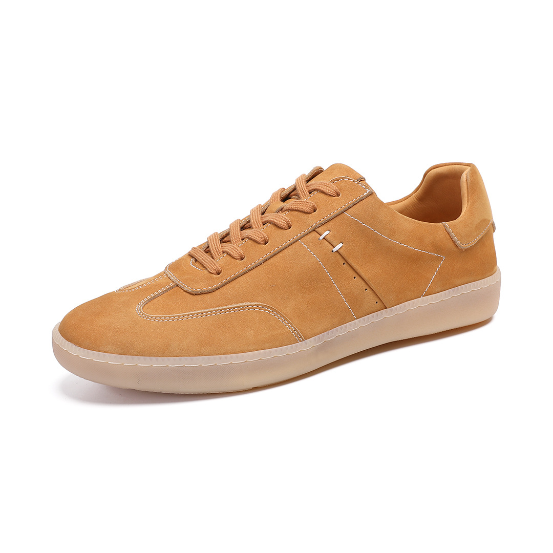 Water-washed Leather Versatile Mens Shoes With A Thin Sole And A Premium Feel photo 3