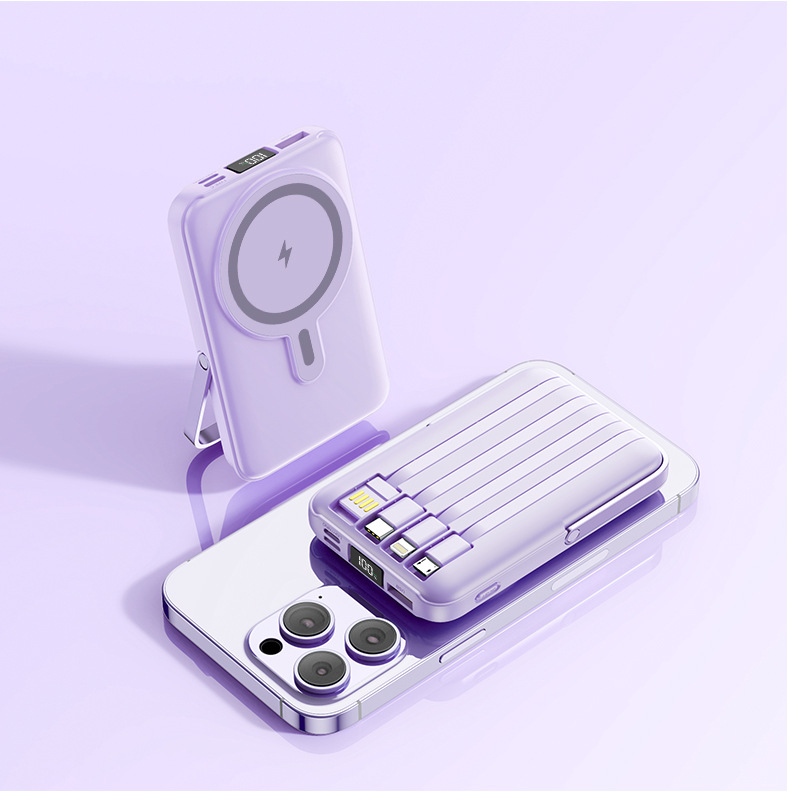 Wireless Charging Magnetic-Suction High-Capacity Power Bank photo 7