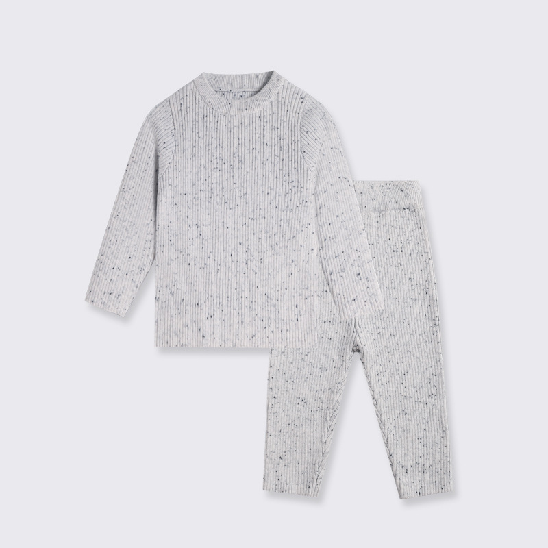 Baby Clothing Sweater Set Knitted Round Neck photo 2