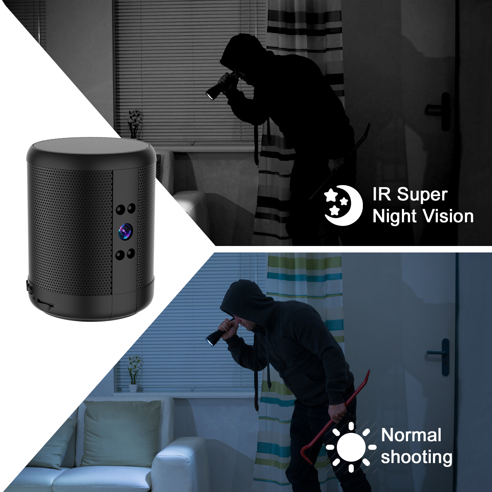 Home Smart Surveillance Camera Dual Voice Conversation HD Plug-in-free photo 3