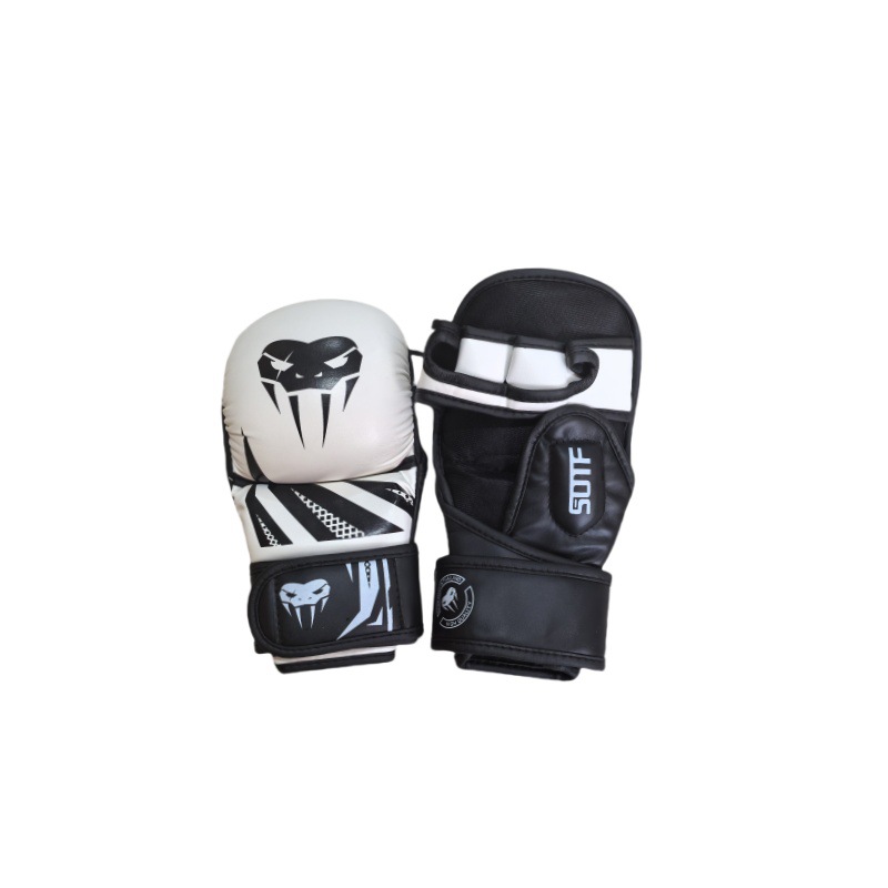 Men's Boxing Half-finger Sanda Gloves photo 4