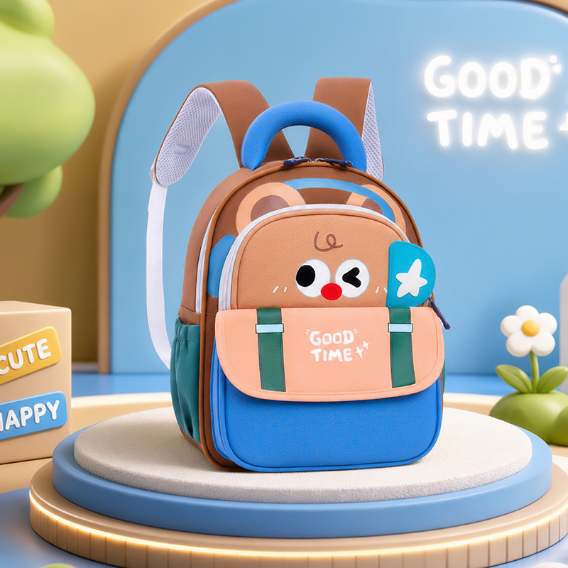 Little Bear Childrens Backpack Lightweight Kindergarten School Bag photo 5