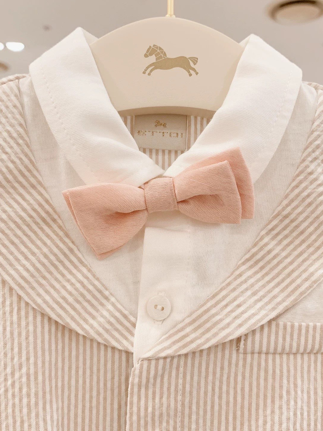 New Arrival Cute Bow-tie Romper For Boys photo 3